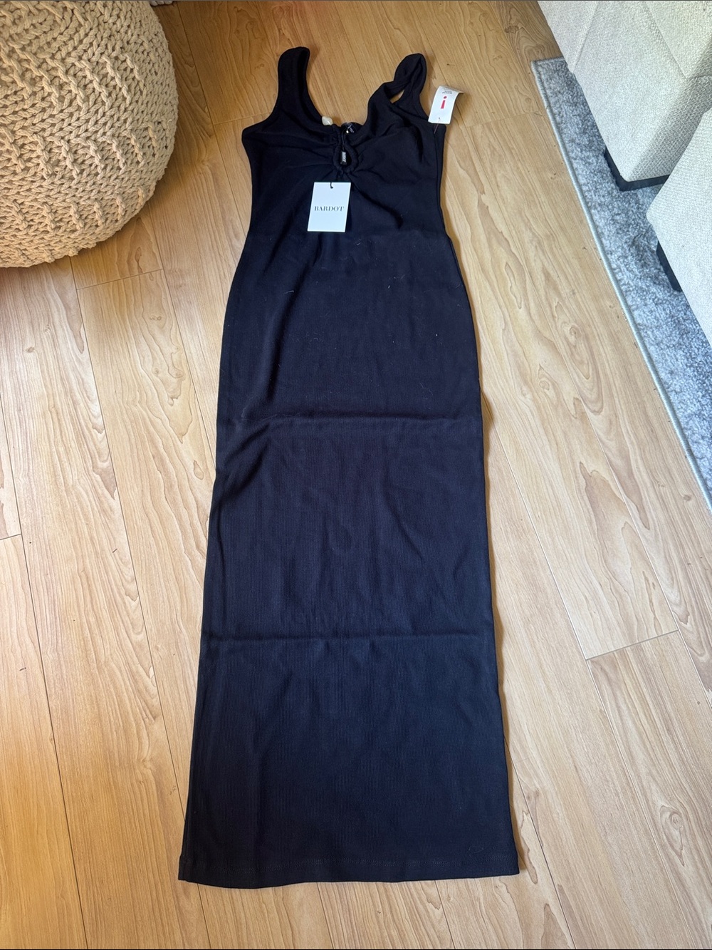 Bardot Mason Ribbed Midi Dress